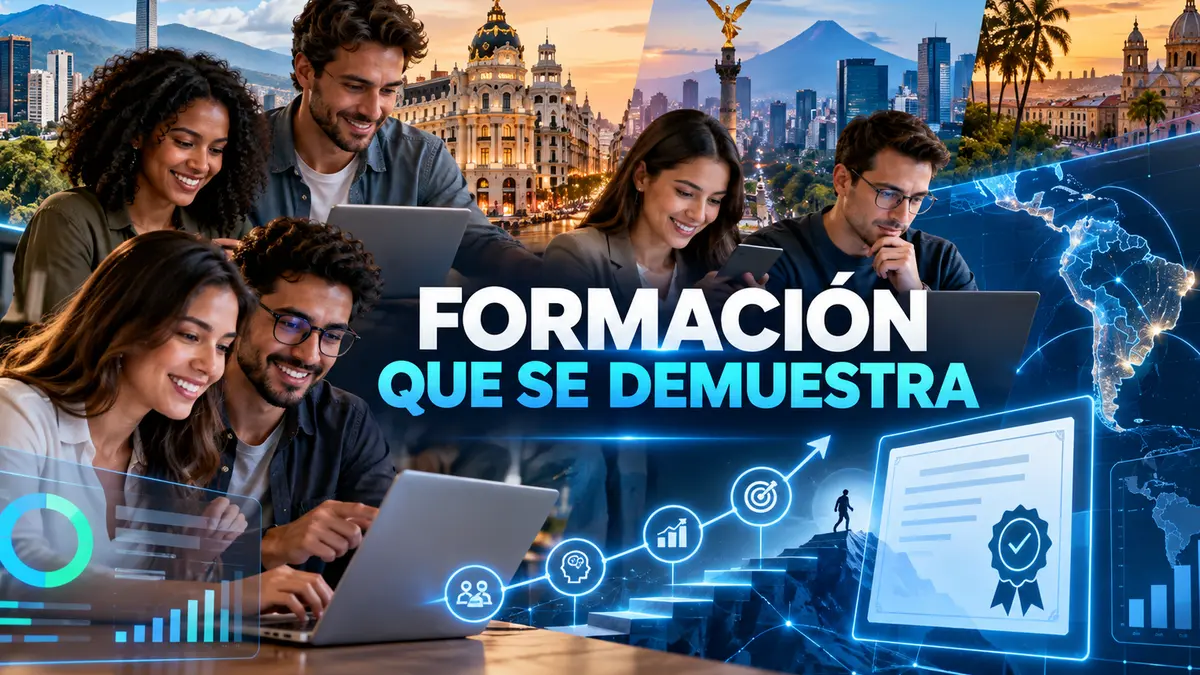 Portada editorial sobre formación empresarial medible en Insylux Academy.