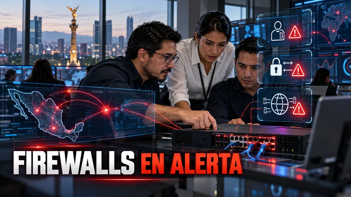 Portada editorial sobre WatchGuard Fireware OS con el titular FIREWALLS EN ALERTA.