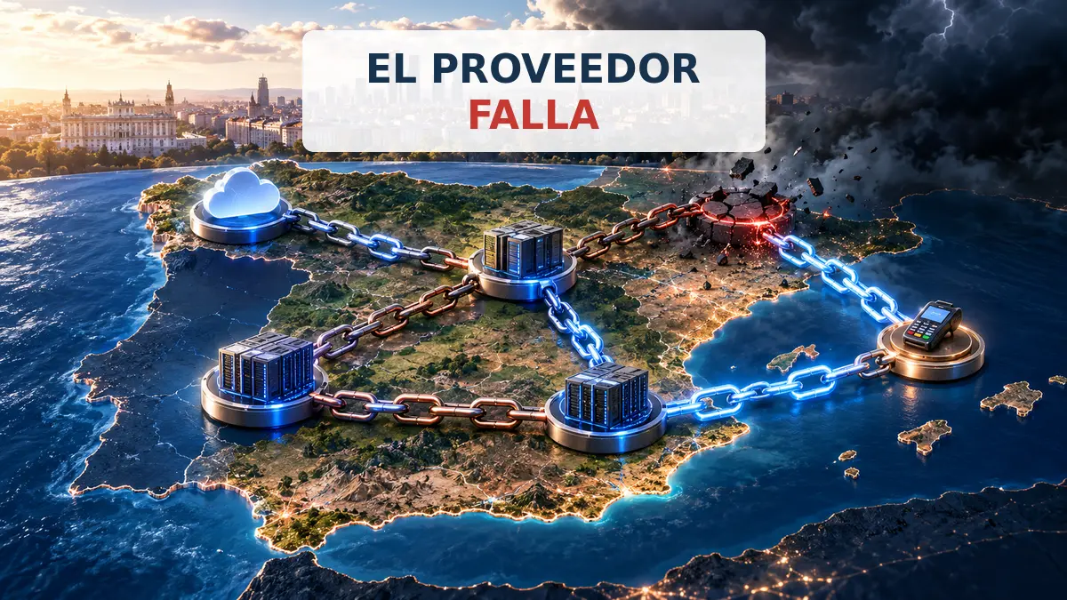 Equipo financiero en España analiza dependencias y resiliencia de proveedores tecnológicos
