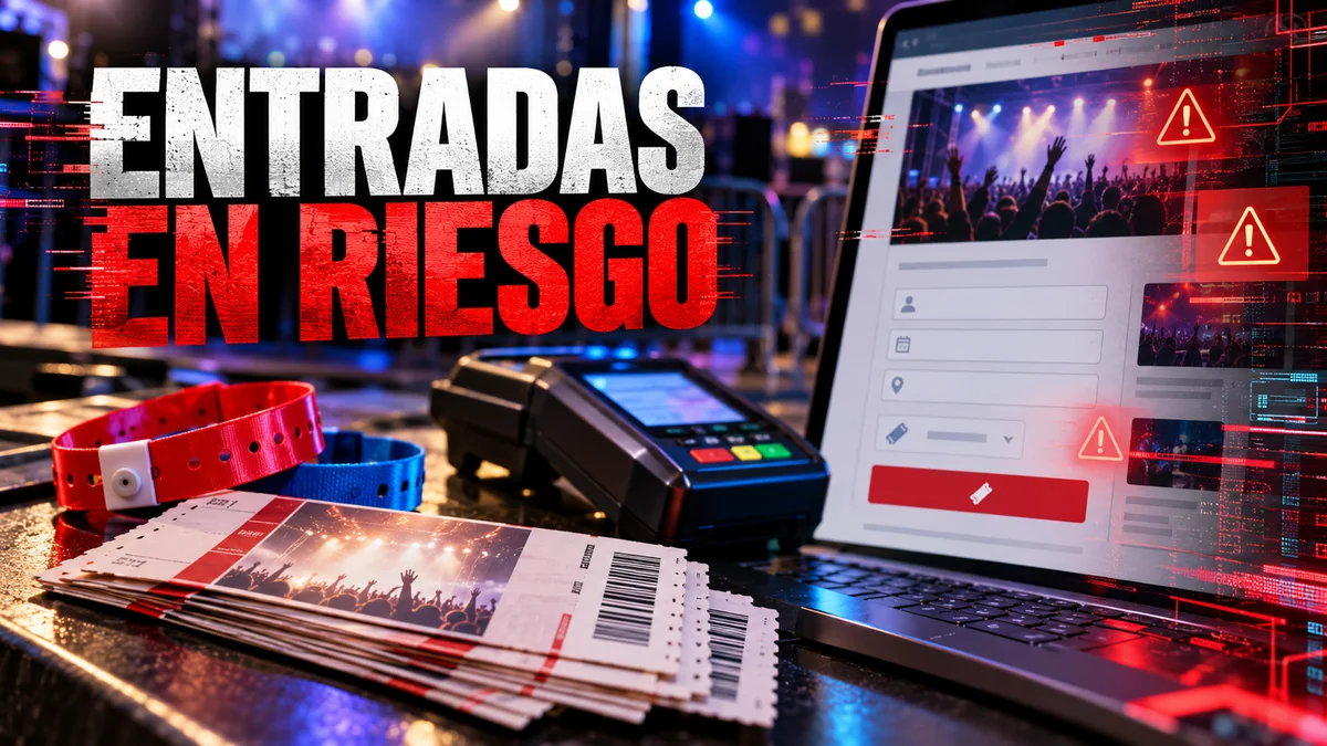 Portada editorial ENTRADAS EN RIESGO sobre Entradium de Crocantickets.