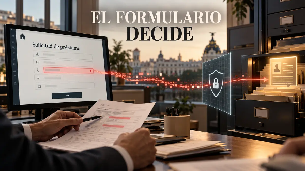 Portada editorial EL FORMULARIO DECIDE sobre cuando el formulario alcanza la base de datos: el riesgo de eloanapp.